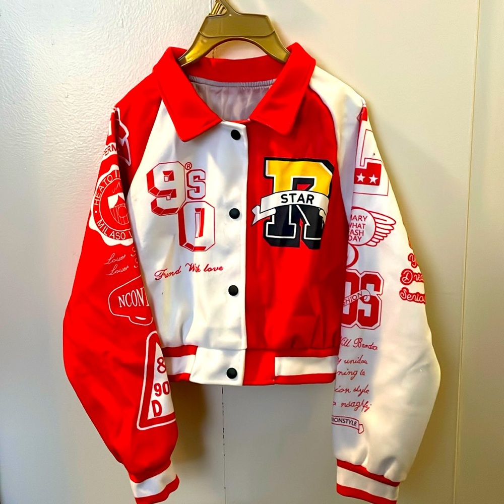 Crop Top Woman’s Varsity Jacket